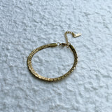 Textured Gold Bracelet