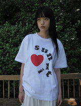 ドットロゴオーバーフィットTシャツ (WHITE)