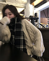 [ORIGINAL] サンドカラーヘビーニットカーディガン
