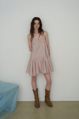 Nina slip dress_pink beige