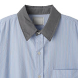 ASCLO Point Collar Stripe Shirt (2color)