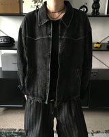 MR Squad Collar Denim Jacket (2C)