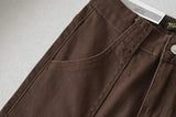High-End Zipper Long Bootcut Pants