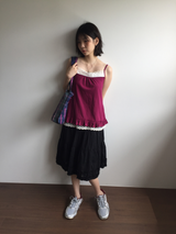 Root frill tiered skirt (3color)