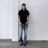Ghost Fade Wide Jeans