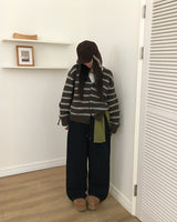 [ORIGINAL] ROSE Pintuck Cotton Pants