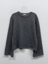 Cuffs Wool Knit T-Shirt