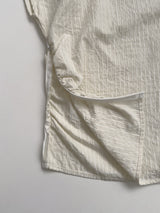Check Seersucker Blouse