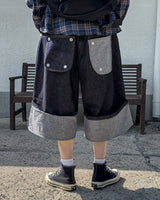 Culture Roll-up Selvedge Bermuda Denim