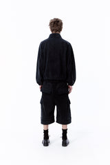 VINTAGE HEAVY SWEAT JACKET (BLACK)