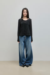 ホルタータイスエードエプロン_ブラック