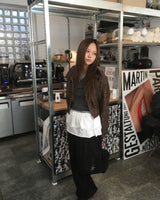 Vintage crop jacket