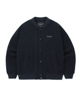 Bouclé Stadium Jacket Navy