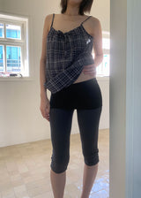 FOLDING CAPRI LEGGINGS (2color)