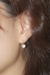 [MADE]ハートフラワーピアス (アンバランス 2ps)