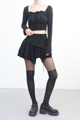 Runf Two Tone Knee Socks Stockings