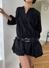 BUCKLE WIDE BELT