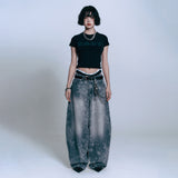 EASY See-through Crop Short Sleeve - Black