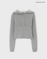 [MADE] Cello Button Hoodie Long Sleeve Shirt