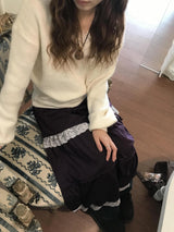 セターレースVネックニット