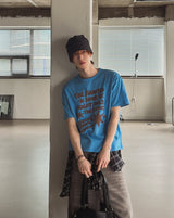 Hound Star Lettering Over Short Sleeve T-shirt