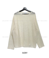 Reki Summer Square Mesh Knit