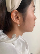 ミニ パール ドロップ ピアス