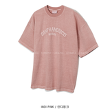  Lapel San Francisco Ice Pigment Washing Ban Pallies