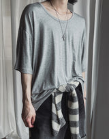ロイディオーバーUネックショートスリーブTシャツ