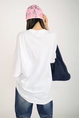 (UNISEX)アイボリーボクシーTシャツ