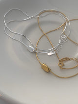 (silver925) シルキービーンネックレス *silver