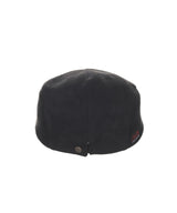 8287 Limitedition Suede Newsboy Cap (Black)