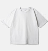 26SS★ メンズクロップドシルケット半袖Tシャツ