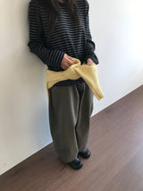 アベニューストライプロングスリーブ（4 Colors)