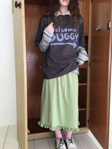 【即日発送】YWD WELCOME T-SHIRTS_CHARCOAL (1color)