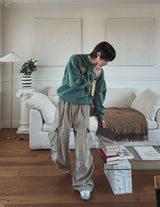 ベーシックコーデュロイカーゴパラシュートパンツ