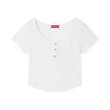 Henley Neck Button T-Shirt (26STP-SSTS03)