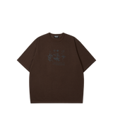 Roses Short Sleeve _ Brown