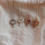 【MADE】 Heart mirror necklace