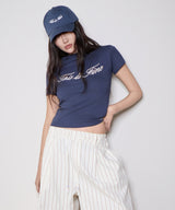クロップドシグネチャーTシャツ