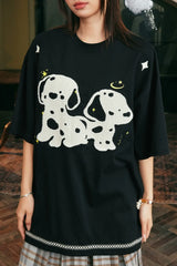 ファジードッグエンブロイダリーTシャツ