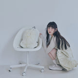 hole string po backpack (light yellow)