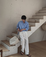 Etri Two-Tuck Banding Slacks