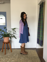 Toka Round Check Dress (3color)