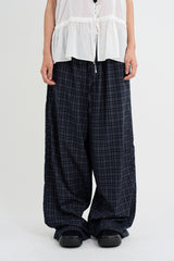 Window check pajama pants