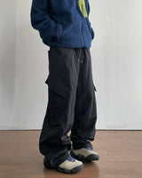 Winter Nylon Cargo Pants