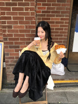 エアリーサマーカーディガン_yellow