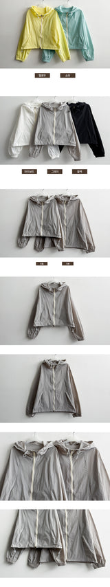 E-ring Basket Nylon Summer Windbreaker Hooded Jumper