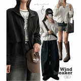 Rildi two-way string high-neck windbreaker