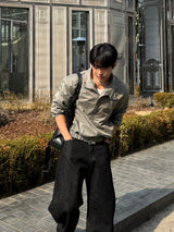 Dart shoulder blouson